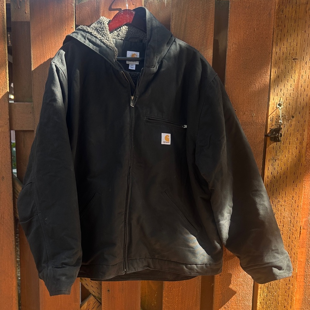 Carhartt Men's Black Hooded Performance Jacket